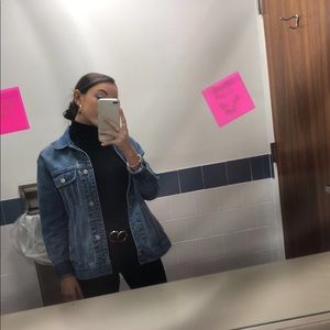 A&F oversized denim jacket